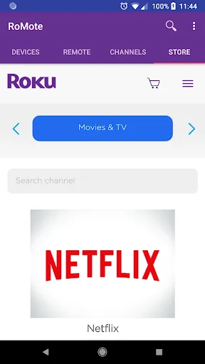 Capturas de pantalla de Open Source Roku Remote