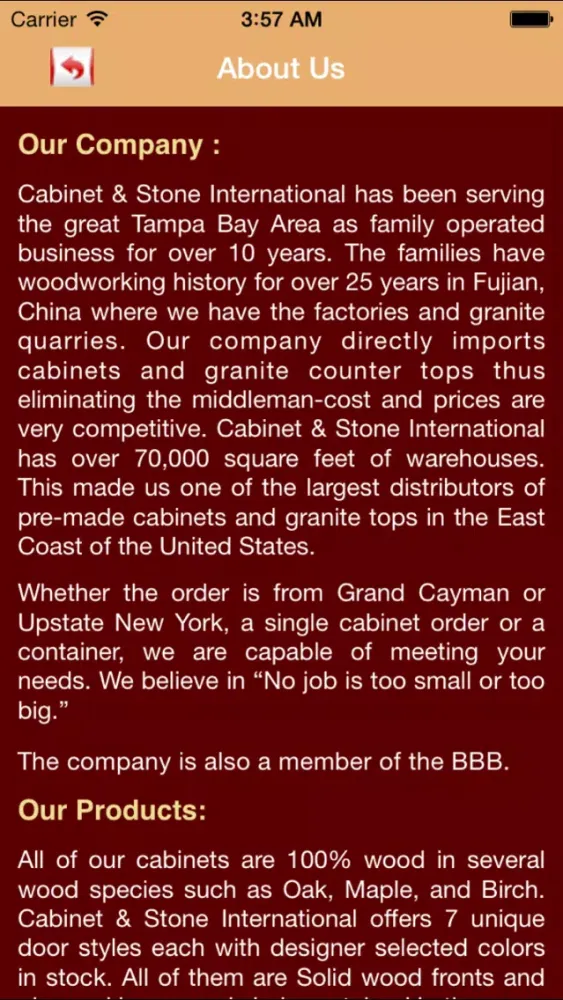 Cabinet & Stone Intl Screenshots