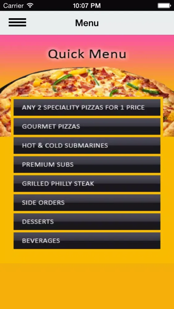 CanadianPizza應用截圖