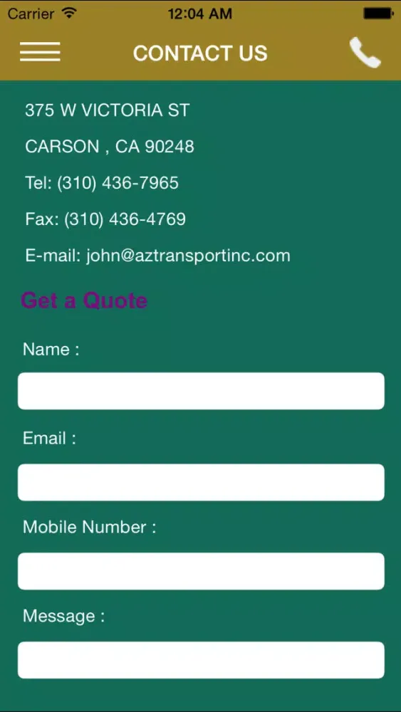 تصاویر Reliable Transport INC