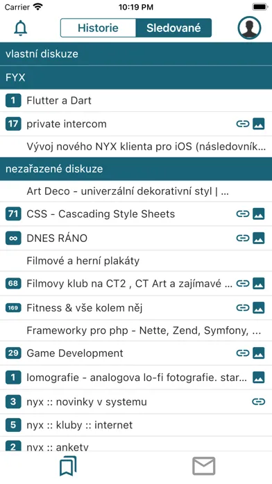 Tangkapan layar Fyx pro Nyx.cz