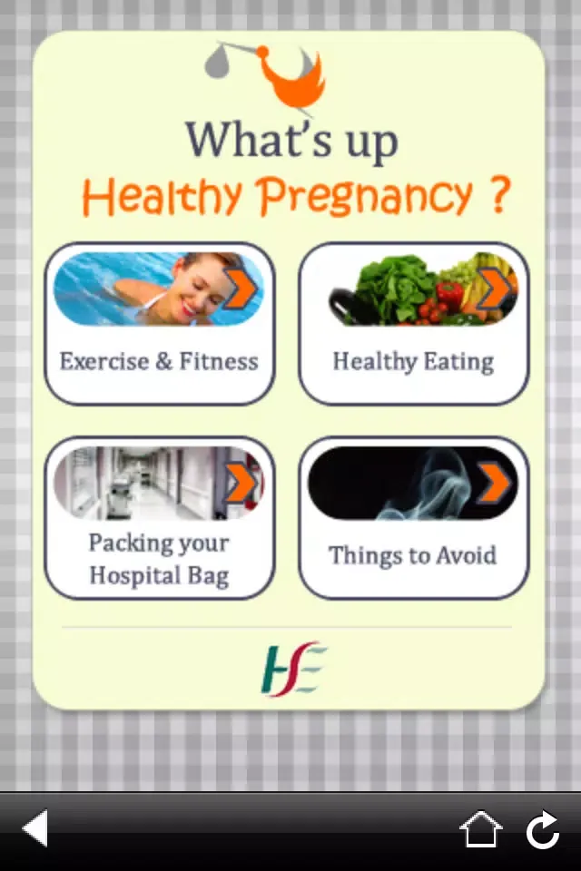 Capturas de tela do What's Up Healthy Pregnancy