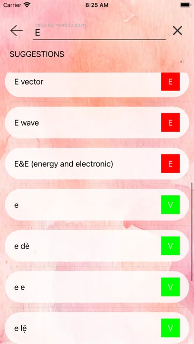 EnglishVietnamese-Dictionary স্ক্রিনশট