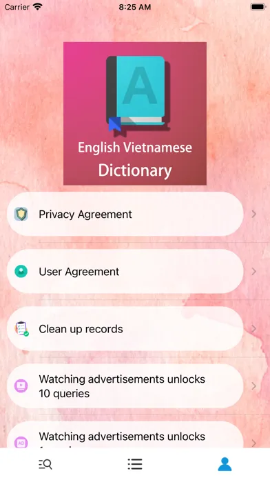 EnglishVietnamese-Dictionary স্ক্রিনশট