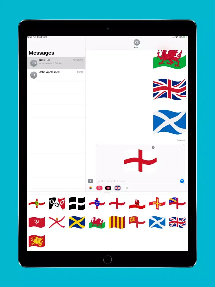 Zrzuty ekranu British Flags iPad 