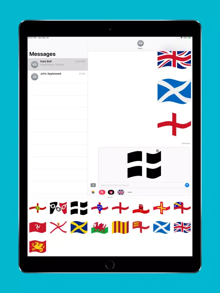 Zrzuty ekranu British Flags iPad 