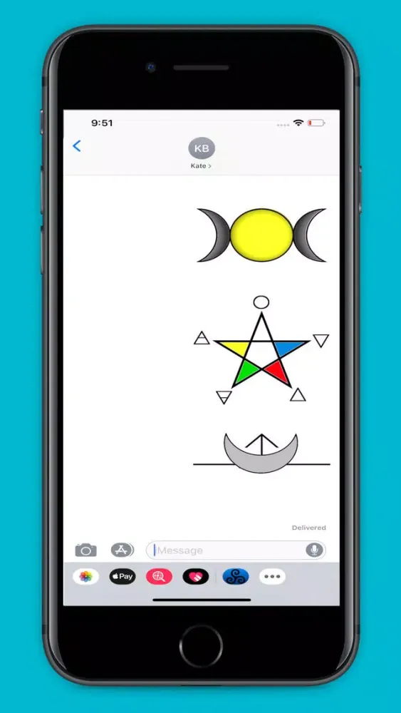 Ảnh chụp màn hình của Pagan Symbols