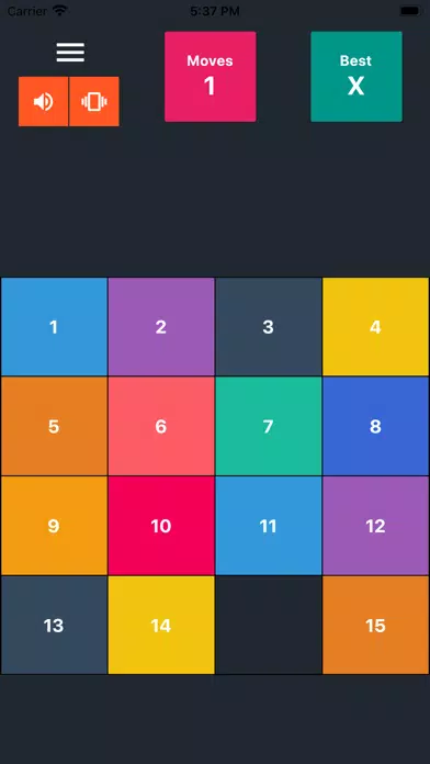 Tangkapan layar Puzzle 123456