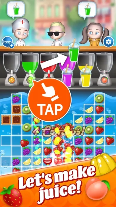 Match3: Fresh Juice Fever سکرین شاٹس