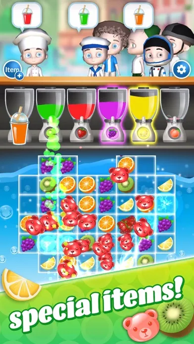 Match3: Fresh Juice Fever سکرین شاٹس