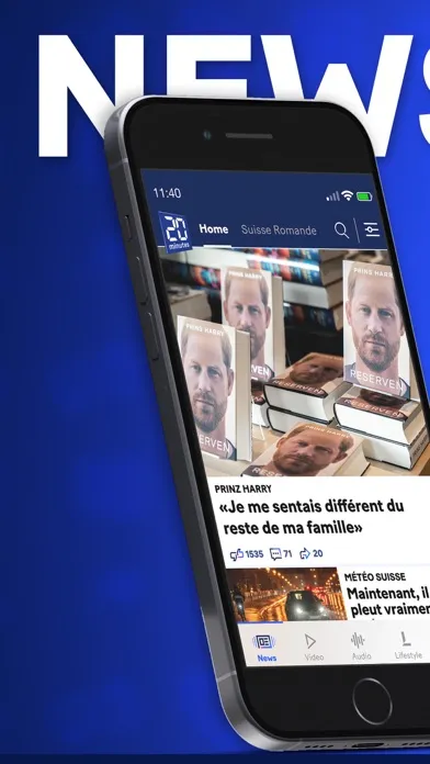 Screenshot di 20 minutes - Actualités