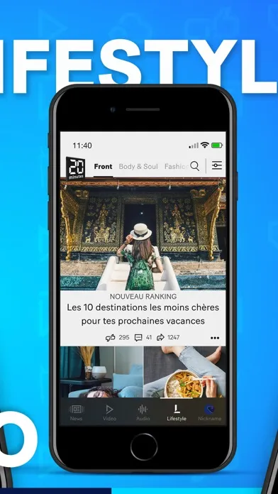 Screenshot di 20 minutes - Actualités