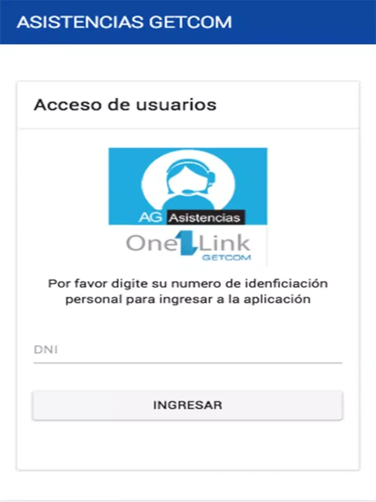 Zrzuty ekranu ASISTENCIAS GETCOM iPad 