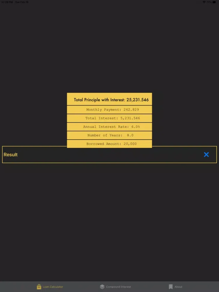 Screenshot di Cal+ Simple Calculator iPad 