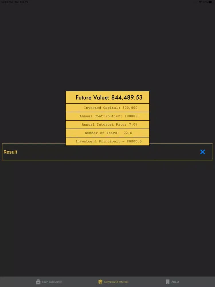 Screenshot di Cal+ Simple Calculator iPad 