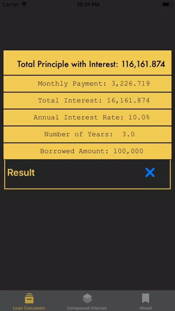 Screenshot di Cal+ Simple Calculator