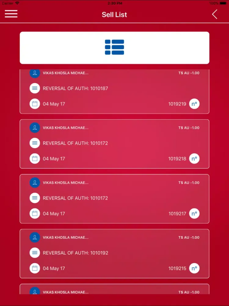 BBX Merchant POS iPad 应用截图