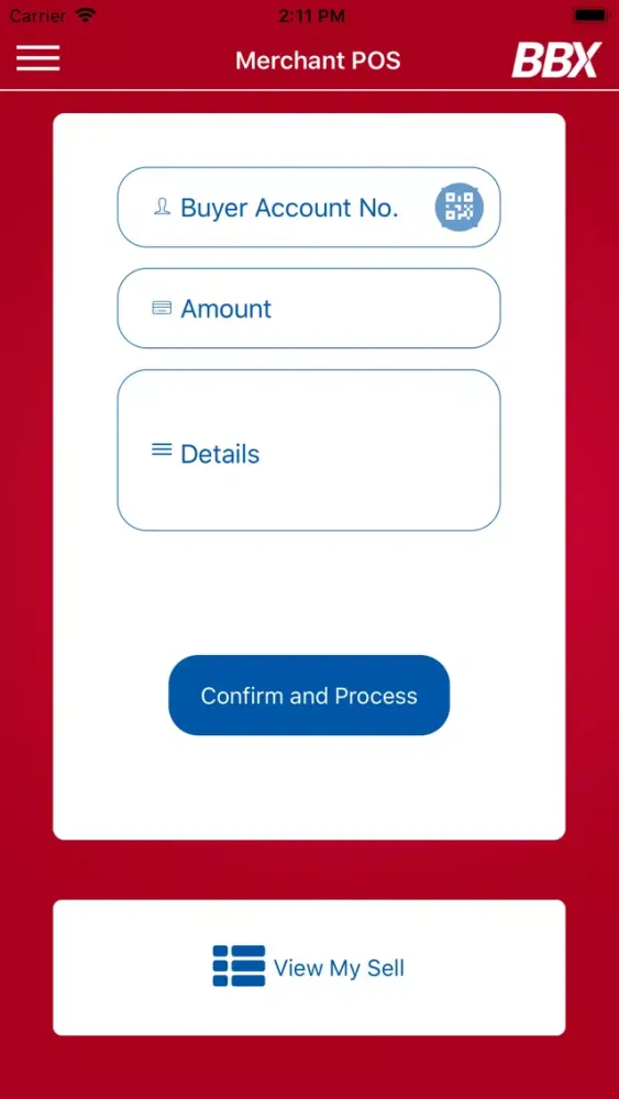 BBX Merchant POS应用截图