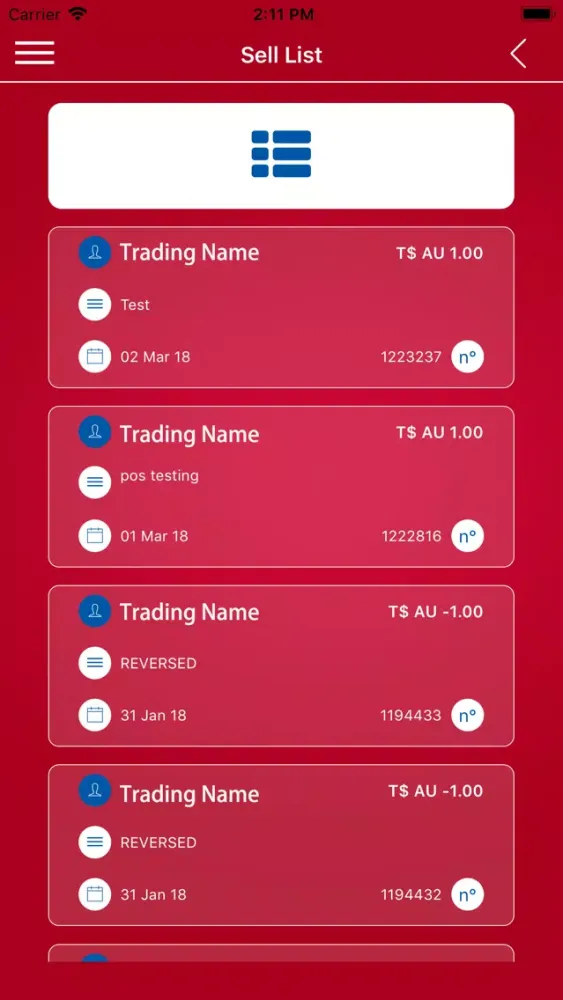 BBX Merchant POS应用截图