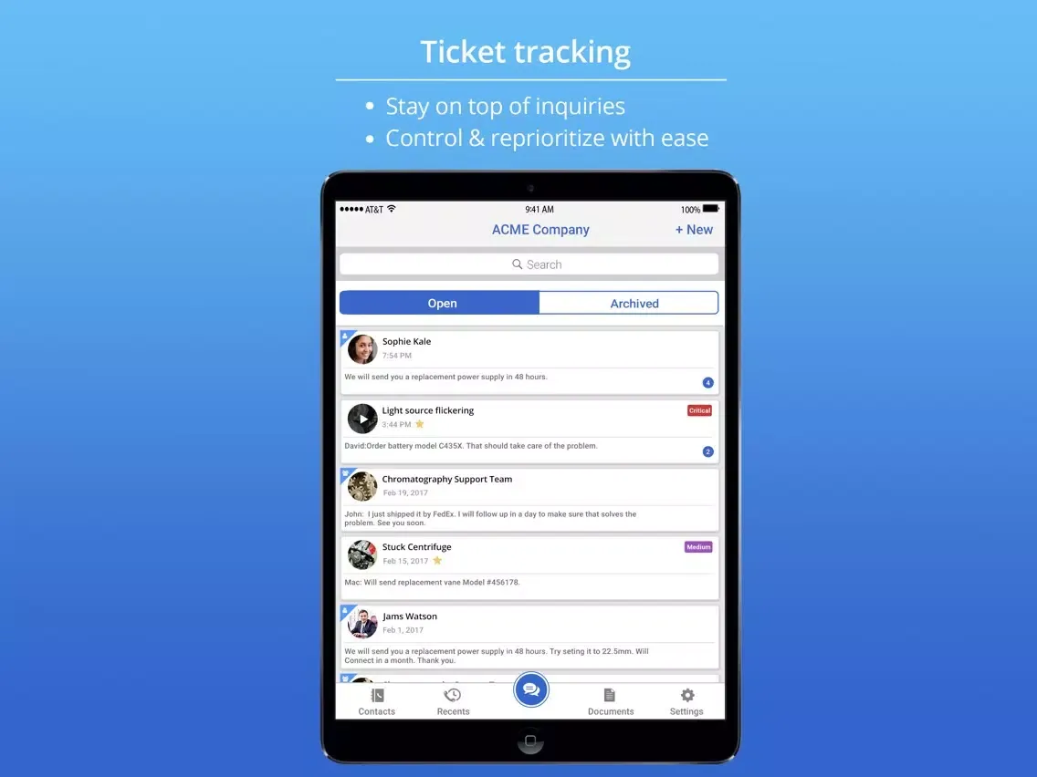 Zrzuty ekranu Blitzz - Remote Support iPad 