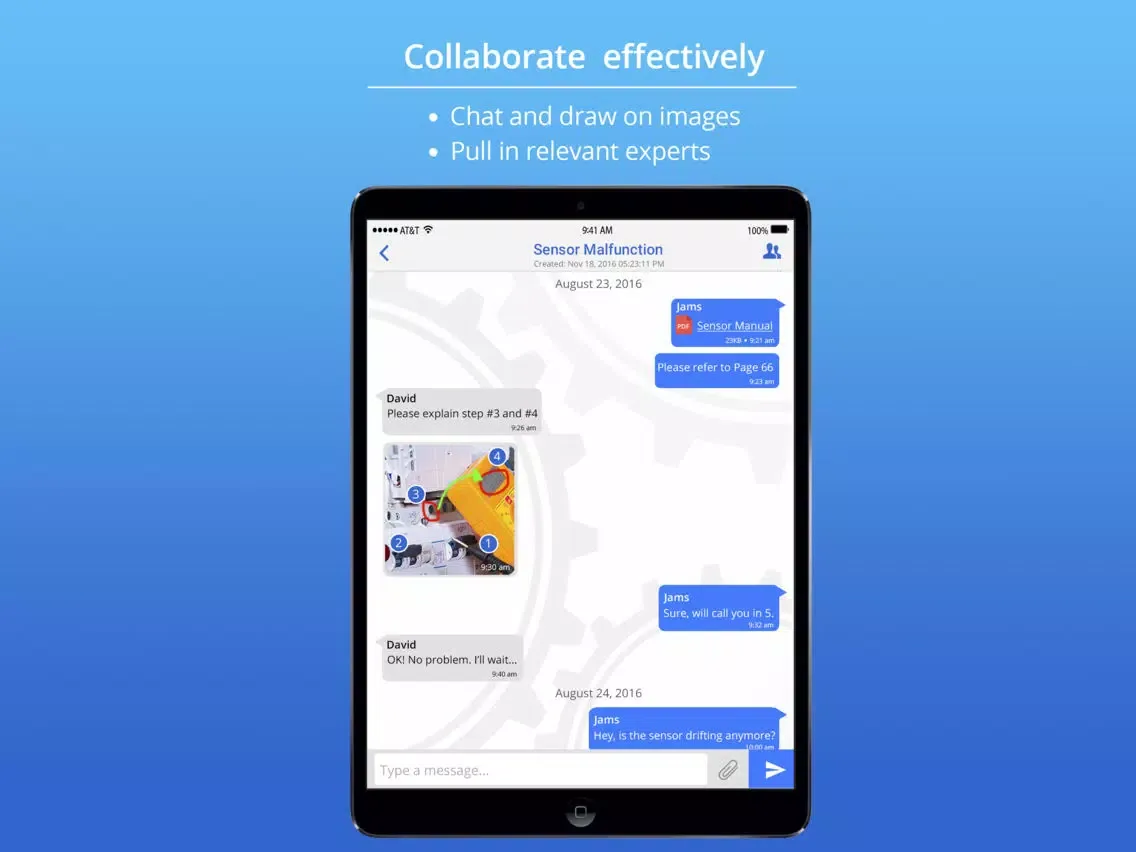 Zrzuty ekranu Blitzz - Remote Support iPad 