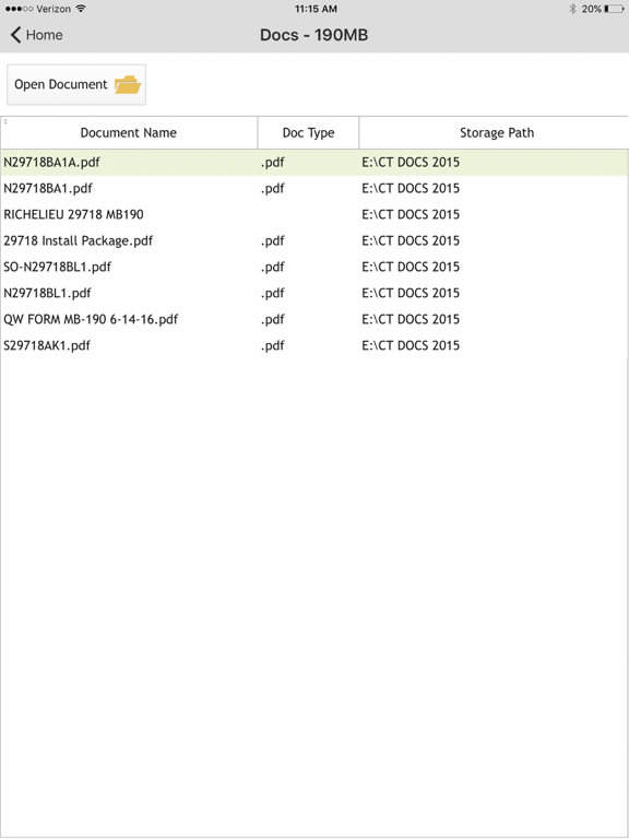 تصاویر CabinetTrac Field Manager iPad 