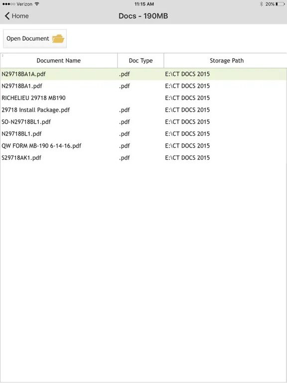تصاویر CabinetTrac Field Manager iPad 