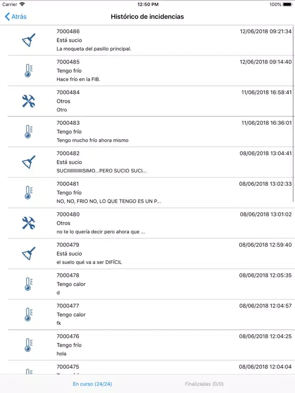 Скриншоты iFama Mantenimiento y Limpieza iPad 