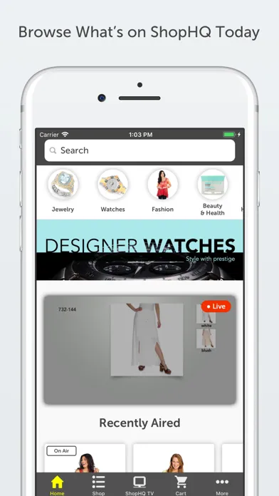 Captures d'écran de ShopHQ – Shopping Made Easy