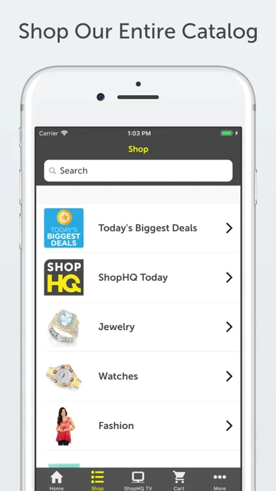Captures d'écran de ShopHQ – Shopping Made Easy