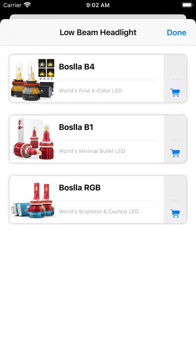 Capturas de tela do Auto Bulb Finder
