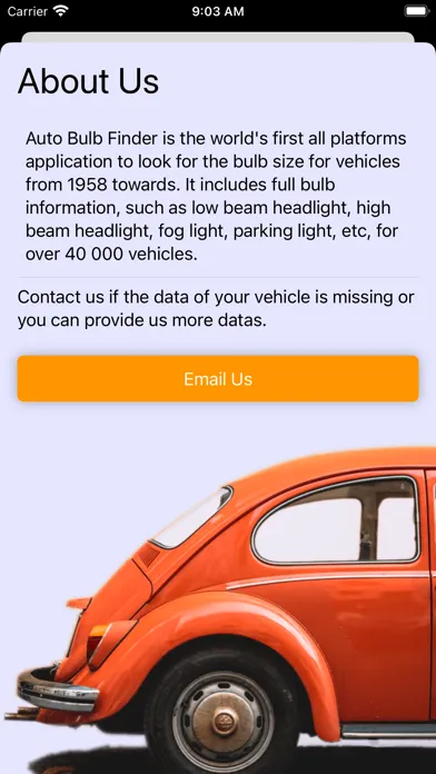 Capturas de tela do Auto Bulb Finder