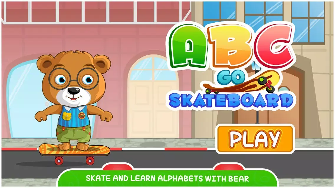 Captures d'écran de ABC Go Skateboard with Bear Free - Alphabets learning game for preschoolers and kids
