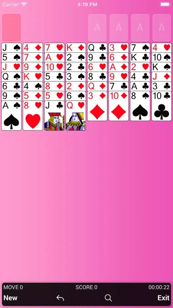 FreeCell - Best Card Game سکرین شاٹس