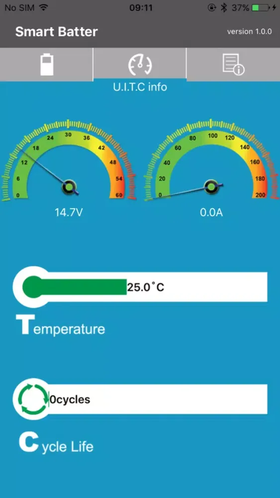 Zrzuty ekranu BT-Battery