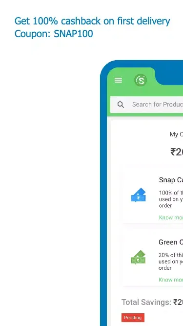 ภาพหน้าจอของ SnapGreen