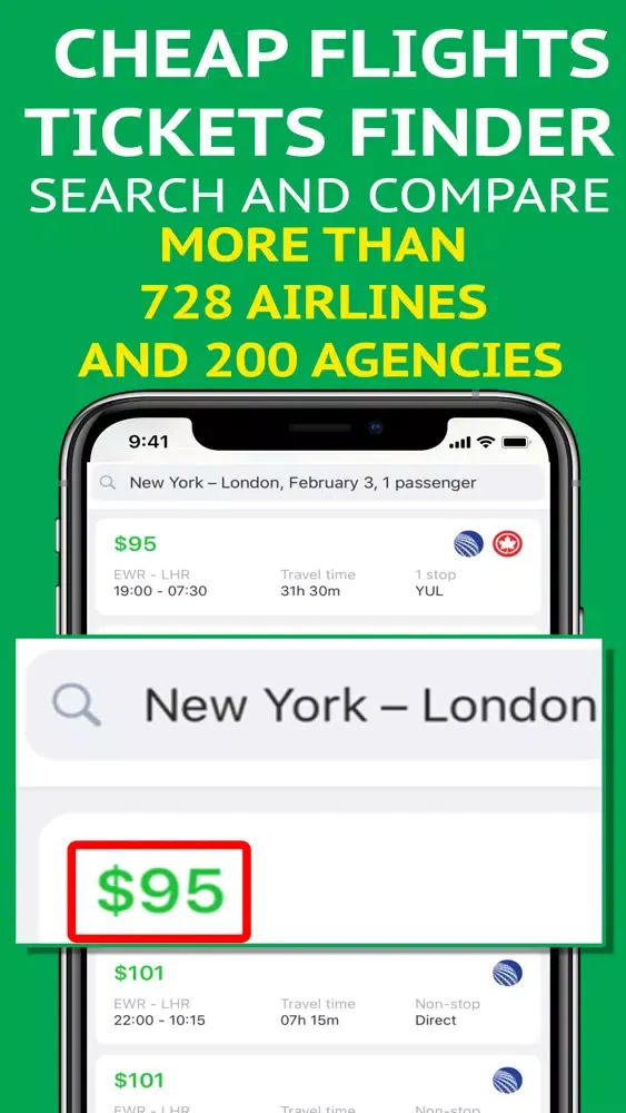 Capturas de tela do Cheap Flights Tickets Find