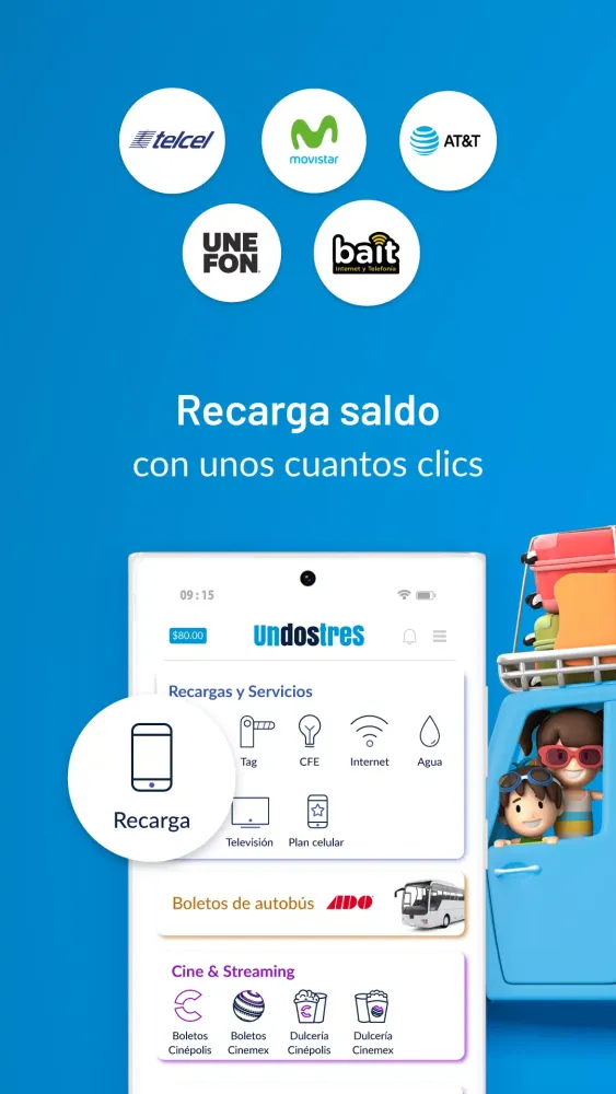 UnDosTres - Recargas y Pagos Screenshots
