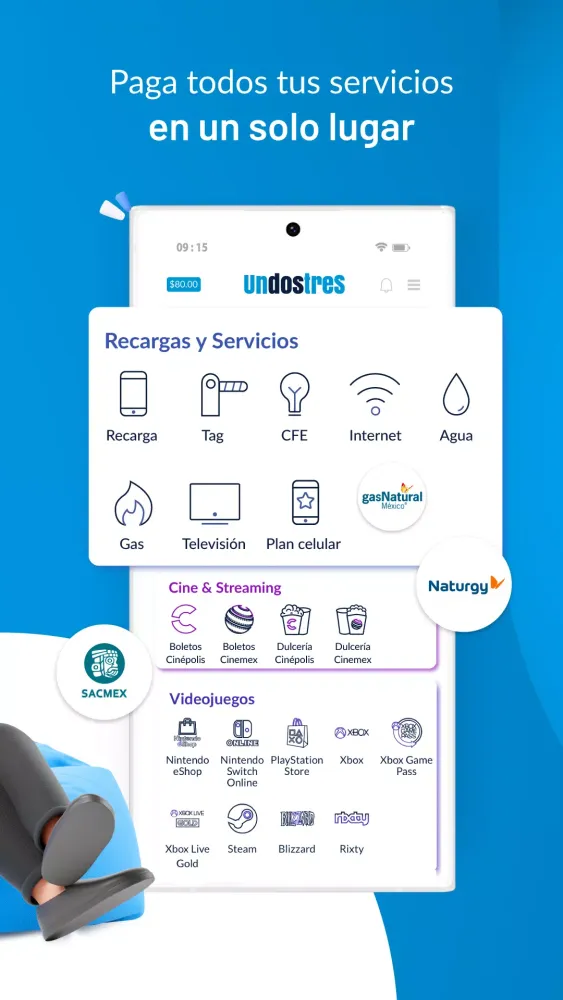 UnDosTres - Recargas y Pagos Screenshots