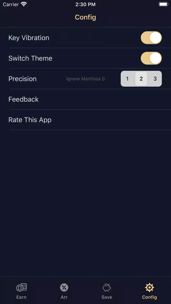 Capturas de tela do X Compound Interest Calculator