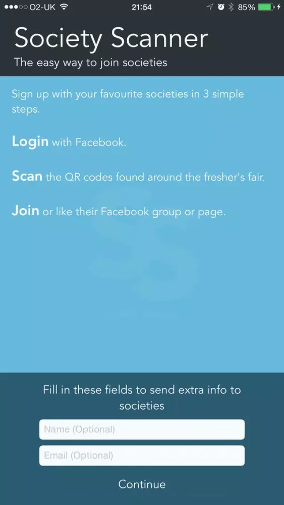 Society Scanner应用截图