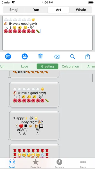 ภาพหน้าจอของ Emoji & Icons Keyboard