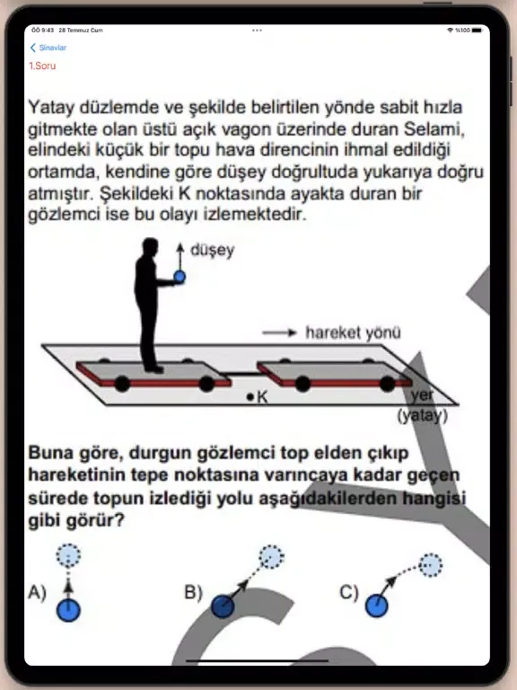 Tangkapan layar YKS-KPSS Çıkmış Sorular iPad 