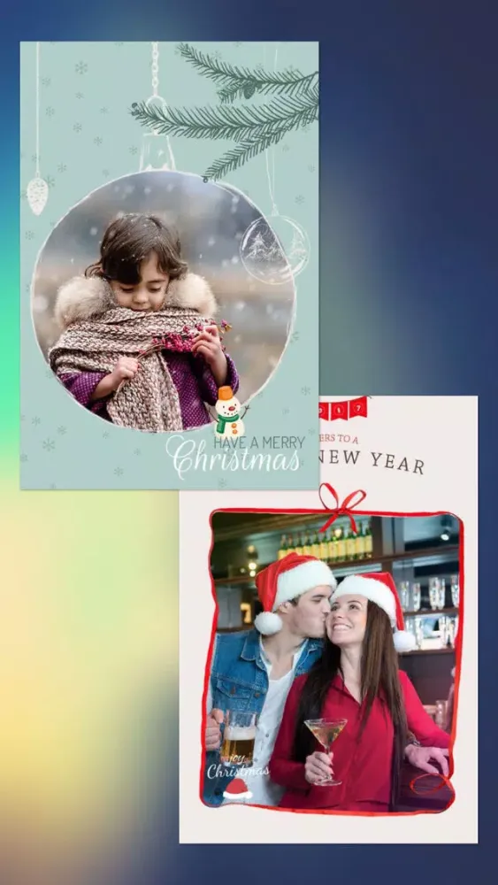 Capturas de tela do Xmas Collage - Special Edition for 2017