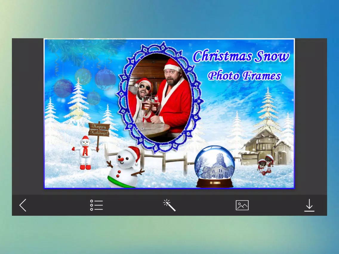 Captures d'écran de Christmas Special Photo Frames & Filter iPad 