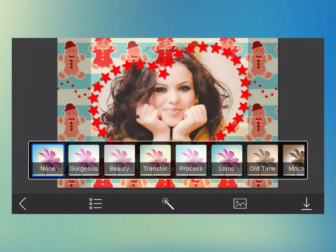 Captures d'écran de Christmas Special Photo Frames & Filter iPad 