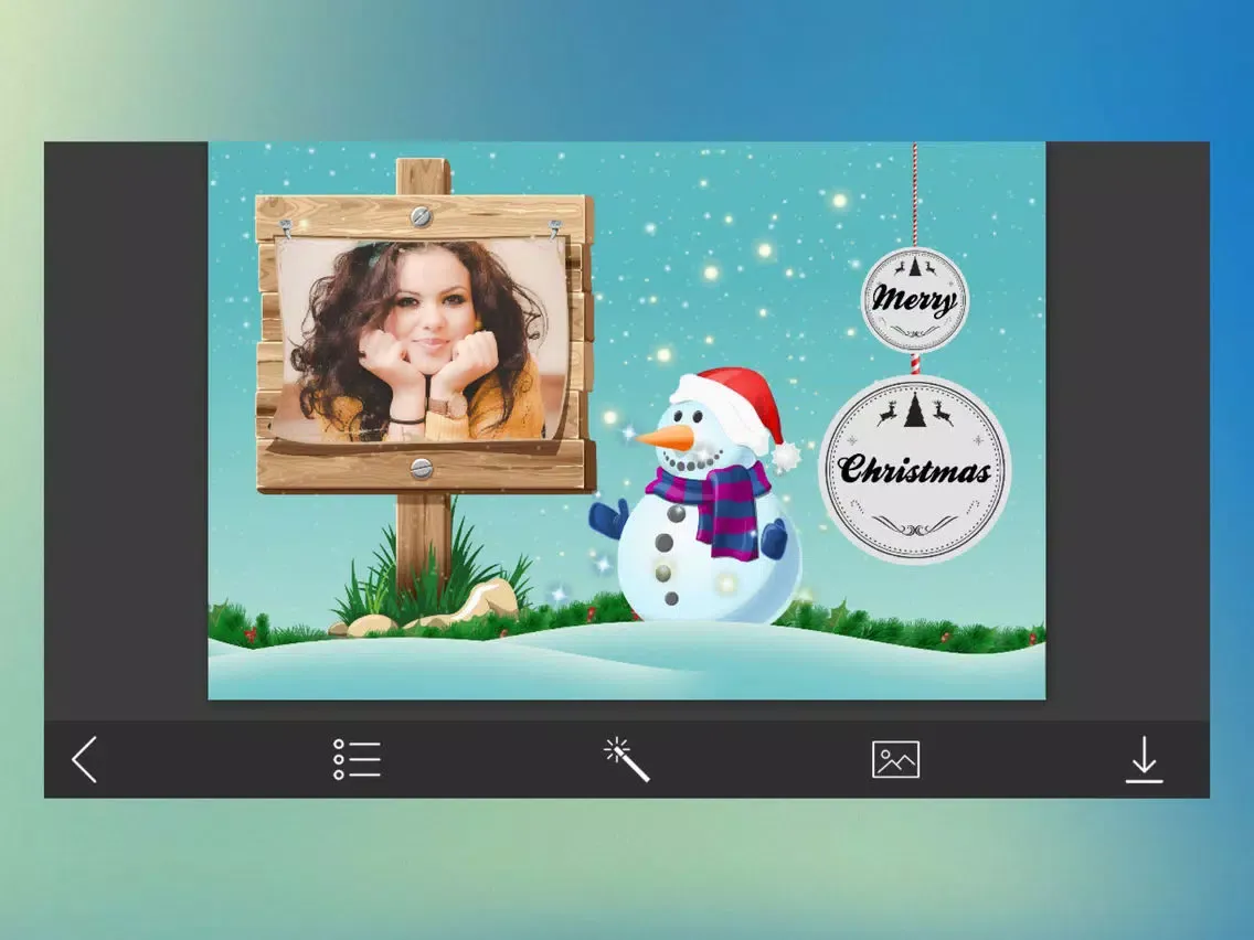 Santa claus Frames - Art Photo frame iPad  スクリーンショット