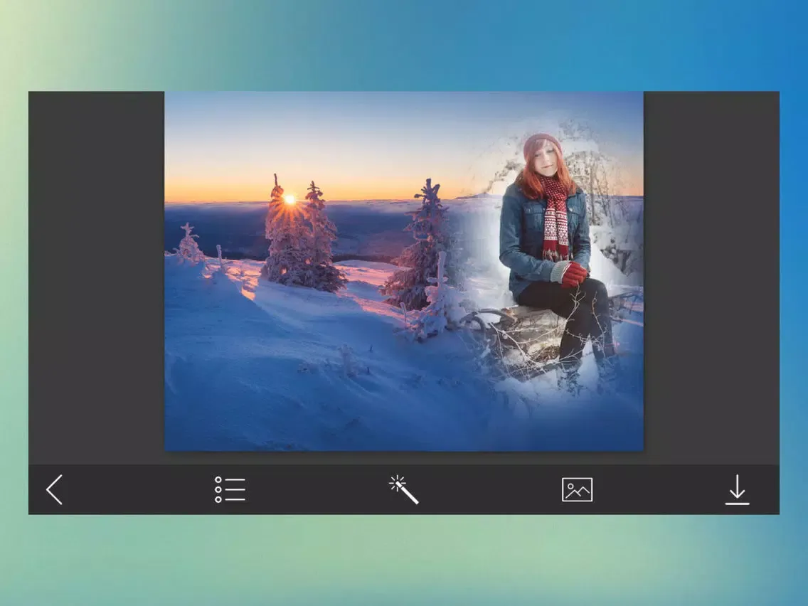 Santa claus Frames - Art Photo frame iPad  スクリーンショット