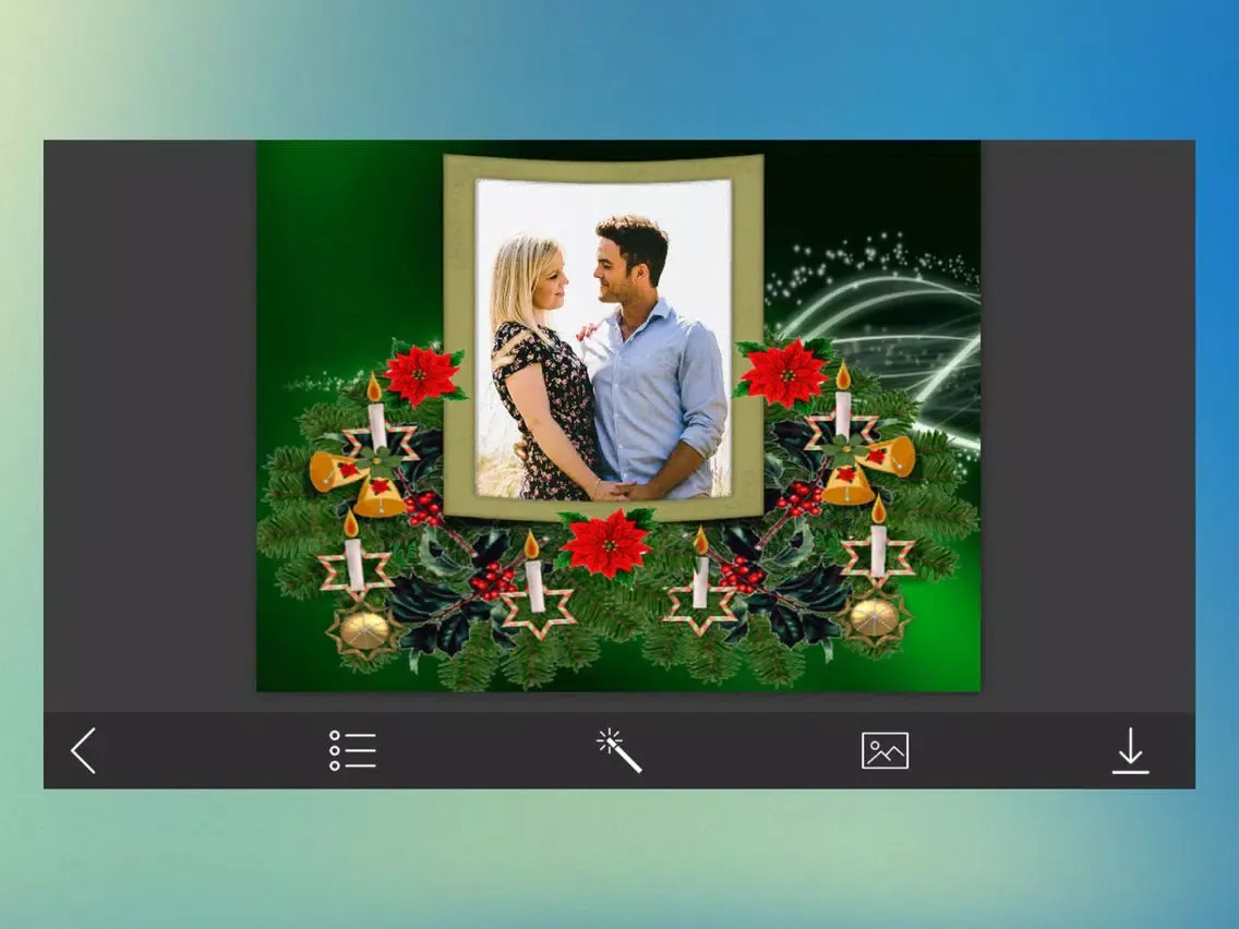 Captures d'écran de Xmas HD Photo Frame - Creator and Editor iPad 