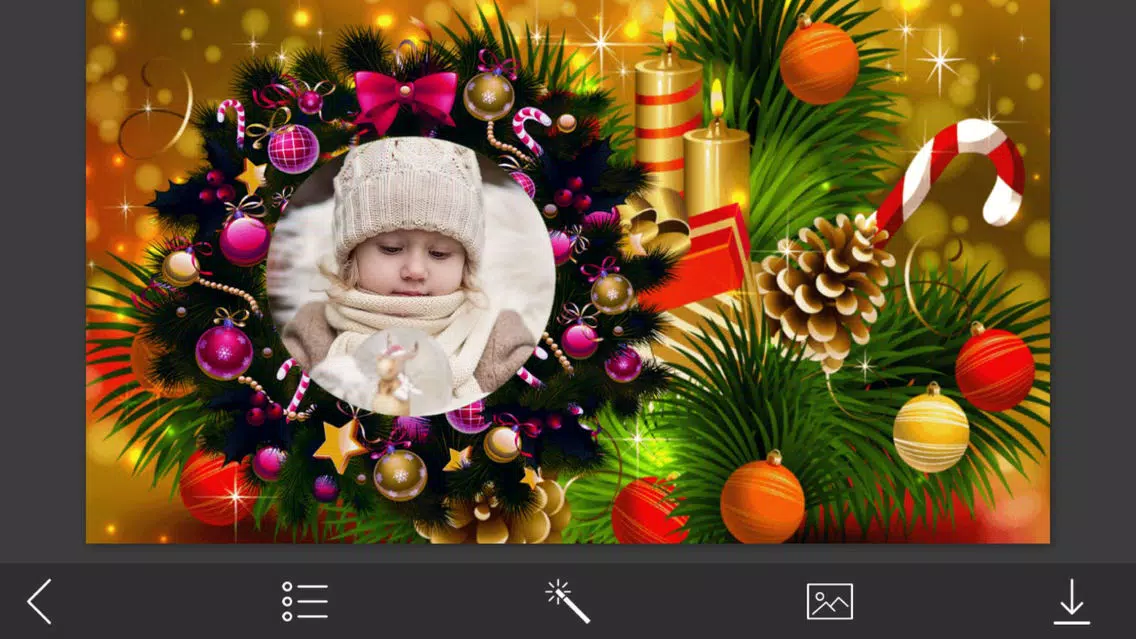 Xmas HD Photo Frame - Creator and Editor स्क्रीनशॉट